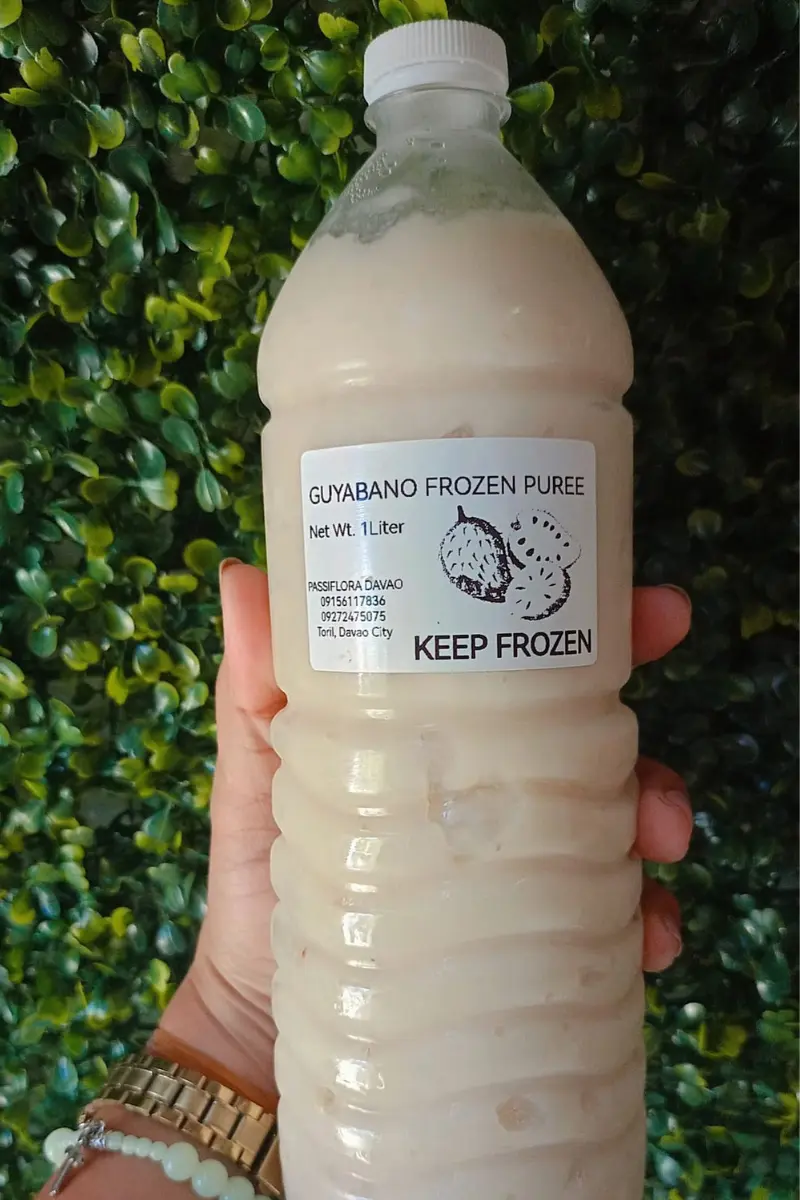 Guyabano frozen puree-Passifloradavao